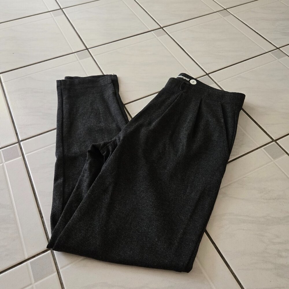Betabrand Soho Jogger Pants Charcoal Gray S